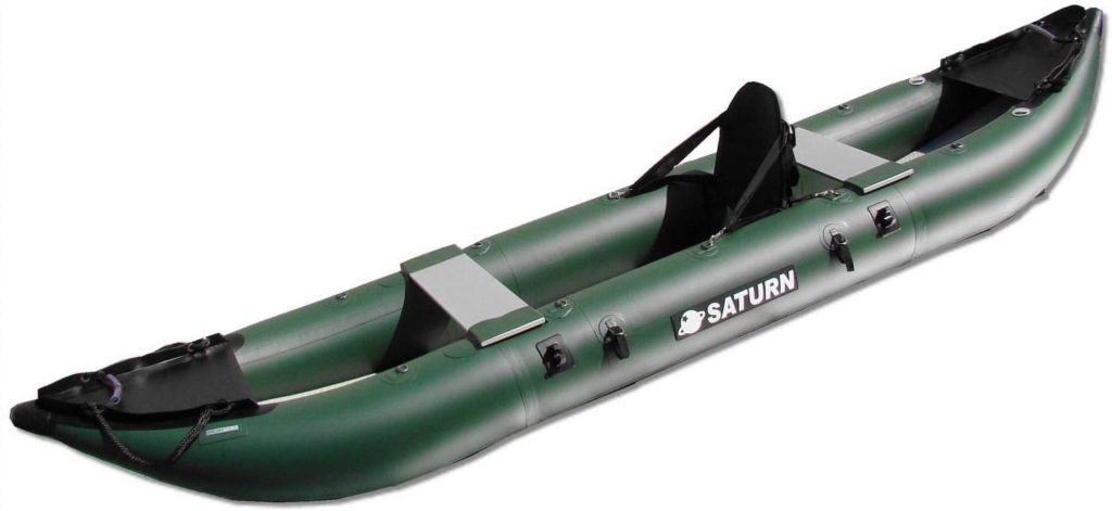 13' Fishing Inflatable Kayak. Heavy-Duty Pro Angler Fishing Kayak Canoe.